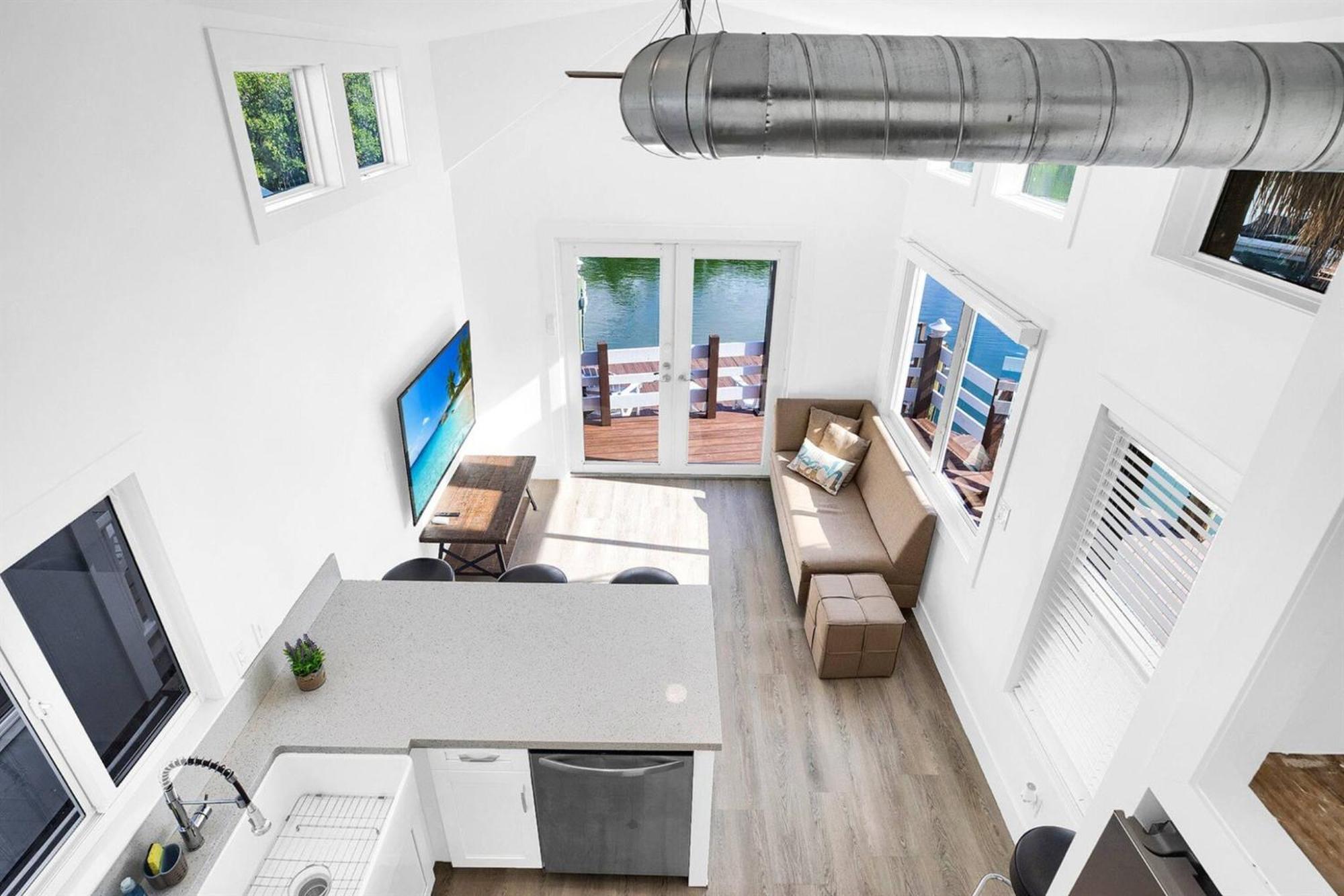 Tiny Home On Waterfront, Bay Views, Deck, Pool Jewfish Habitación foto
